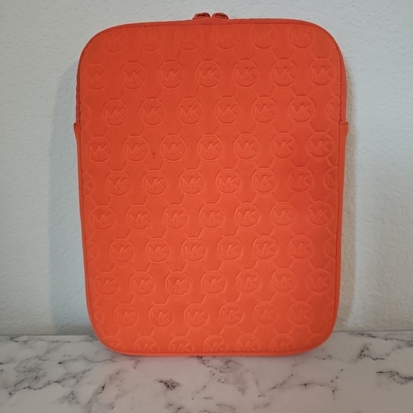 Michael Kors Orange Tablet Sleeve Soft Minimalist Design - Picture 5 of 5